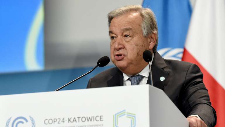 "Estamos em grandes apuros", disse o secretário-geral da ONU na cerimónia de abertura da Cimeira do Clima, a COP24