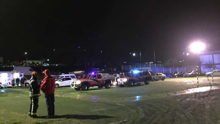 No terreno estiveram mais de 200 operacionais, à procura do aparelho do INEM
