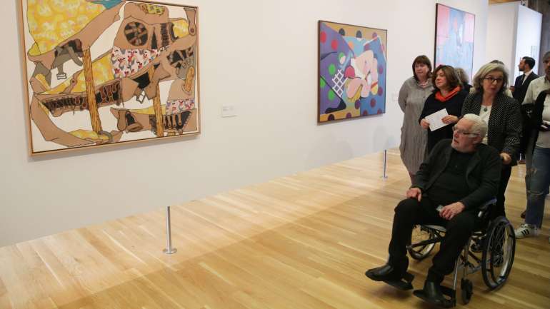 João Cutileiro foi um dos artistas que explicaram algumas das obras escolhidas para a exposição “Pós-Pop. Fora do lugar comum”, na Fundação Calouste Gulbenkian
