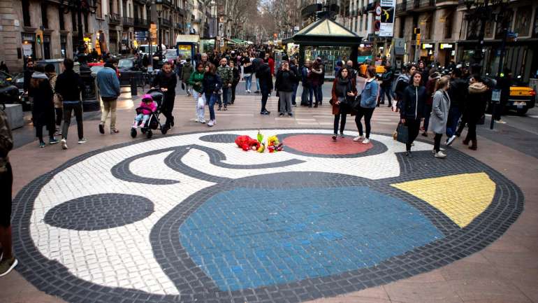 As Ramblas foram palco de outro atentado terrorista no verão de 2017