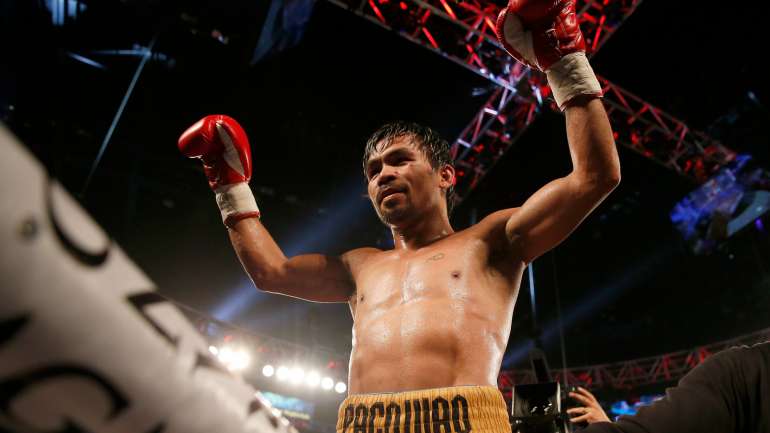 Manny Pacquiao foi o primeiro e único pugilista a tornar-se campeão do mundo em oito categorias diferentes