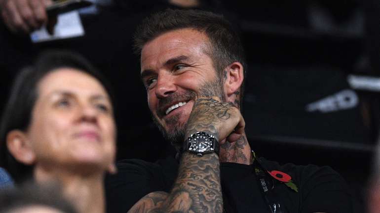 David Beckham jogou nos red devils, Real Madrid, LA Galaxy, AC Milan e Paris Saint-Germain