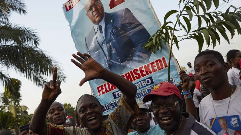 O presidente eleito, de 55 anos e filho do histórico opositor Étienne Tshisekedi, será o quinto presidente do país, ao suceder a Joseph Kabila