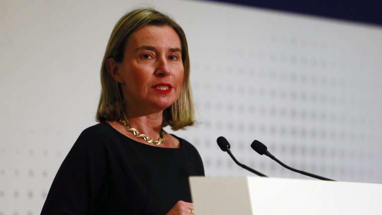 Federica Mogherini, a chefe de diplomacia da União Europeia, aponta para o "importante papel que a diplomacia do Vaticano tem, não só na Venezuela, não só na América Latina, mas em tantos outros países, a começar por África"