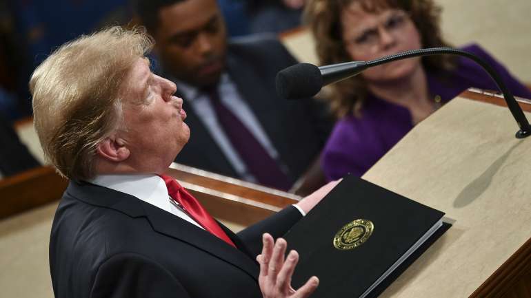 Donald Trump utilizou a palavra "muro" onze vezes e disse "barreira" outras quatro