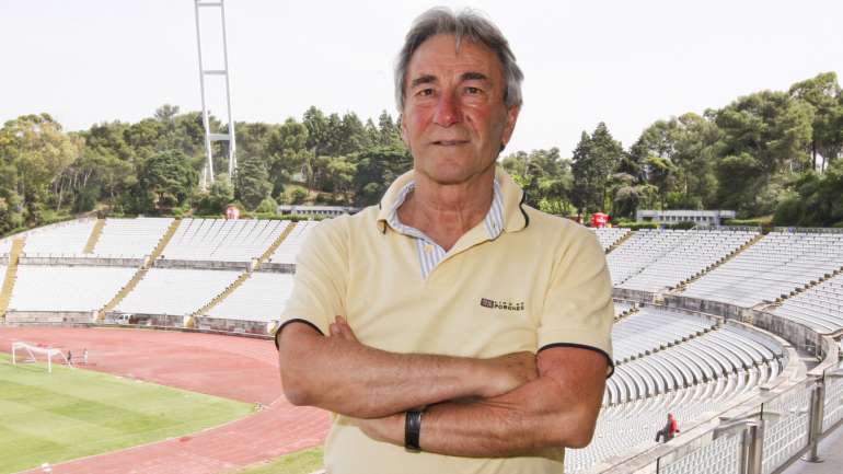 Fernando Peres em 2012 no Estádio do Jamor, no lançamento de uma final da Taça de Portugal entre Académica e Sporting