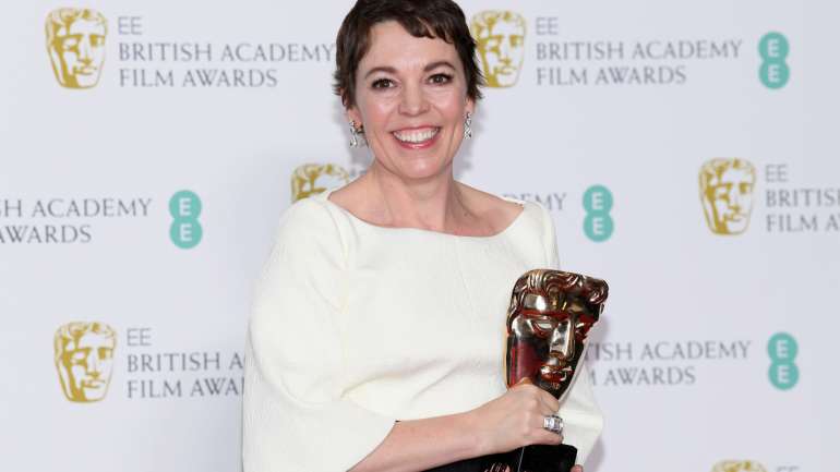 Olivia Colman ganhou o BAFTA de "Melhor Atriz" pelo papel de rainha Ana, em "The Favourite"