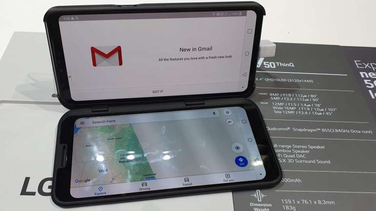 Este telefone 5G da LG é uma das novidades este ano no MWC, além de ecrãs dobráveis.