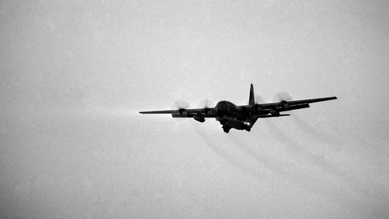 C-130 da Força Área Portuguesa em voo