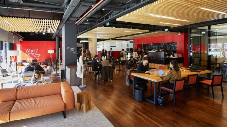 O Work Café está aberto desde dezembro e foi inaugurado esta terça-feira