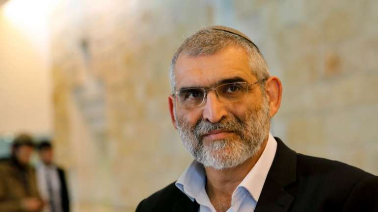Michael Ben Ari na audição do Supremo Tribunal onde tentou evitar a proibição de ir a eleições