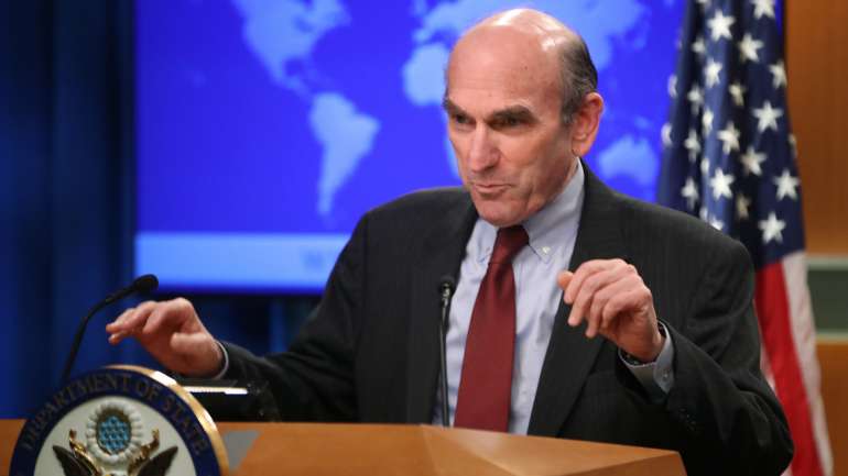 Elliott Abrams esteve esta terça-feira em Portugal, para uma reunião com o ministro dos Negócios Estrangeiros, Augusto Santos Silva, sobre a Venezuela