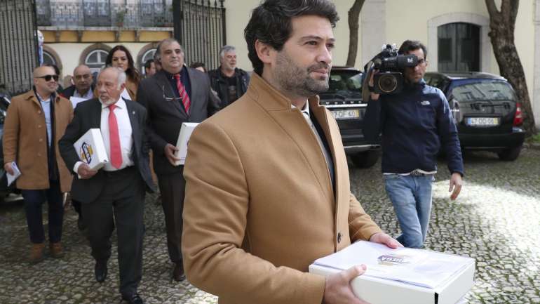 André Ventura tem sido presença assídua no Tribunal Constitucional, tentando que o nome da coligação que encabeça seja aceite