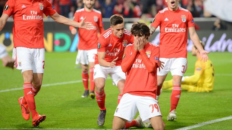 O avançado não conteve as lágrimas quando marcou o terceiro golo