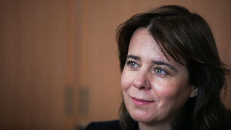Catarina Martins falou no final de um encontro com a Associação de Cegos e Amblíopes de Portugal, em Lisboa