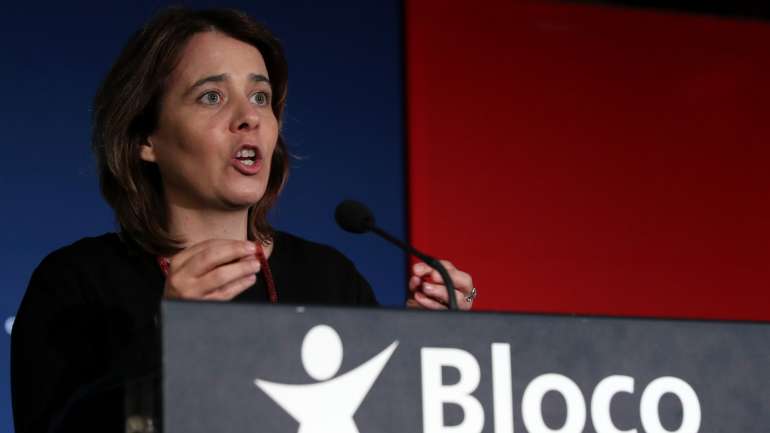 Catarina Martins falou numa sessão pública sobre o Serviço Nacional de Saúde