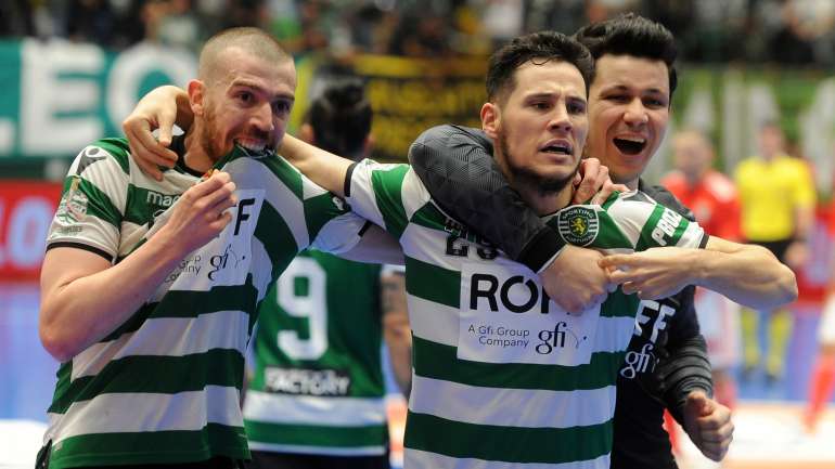 Cavinato abriu o marcador, Merlim fez o segundo golo e guarda-redes Guitta foi o MVP na vitória do Sporting em Almaty
