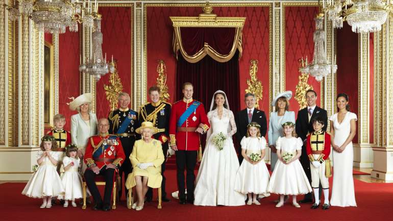 O tradicional retrato de família © Hugo Burnand/AFP/Getty Images