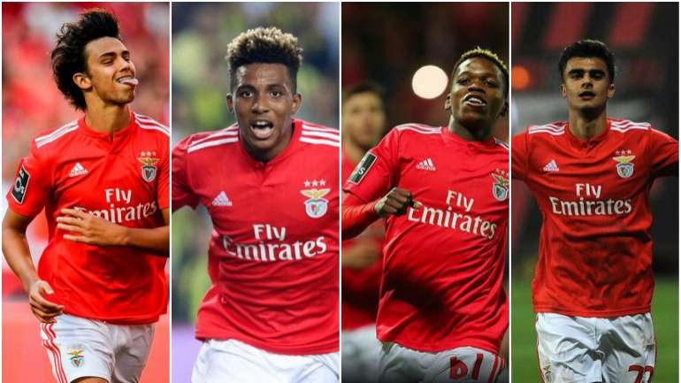João Félix, Gedson, Florentino, Jota: todos nascidos em 1999, todos parte do 37.º título nacional do Benfica