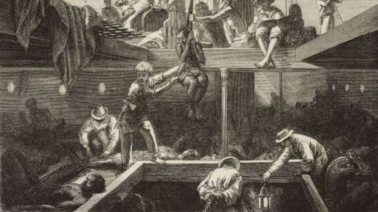 Os investigadores encontram e identificaram o navio através das suas dimensões e características peculiares