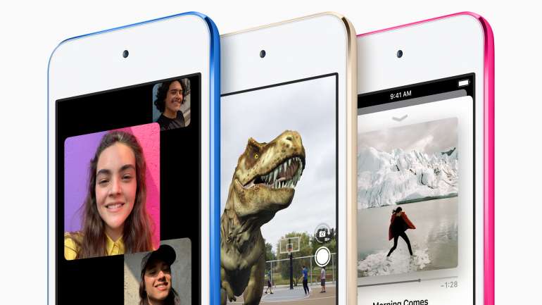 O novo iPod touch tem um design e tamanho semelhantes ao das últimas versões