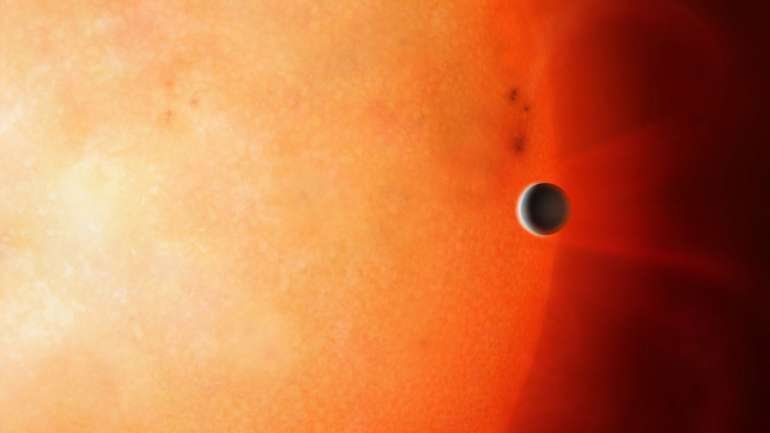 Ilustração de como será o "pequeno" planeta