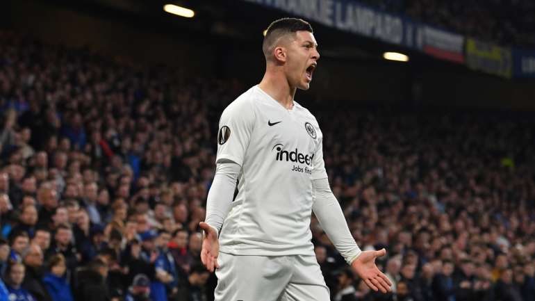 Luka Jovic foi o segundo melhor marcador da última Liga Europa, apenas atrás de Giroud, do Chelsea