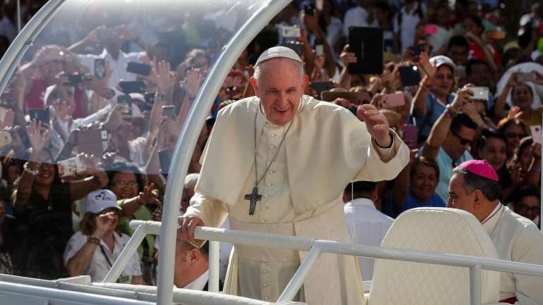 A vista do Papa terá o lema &quot;Esperança, Paz e Reconciliação&quot;