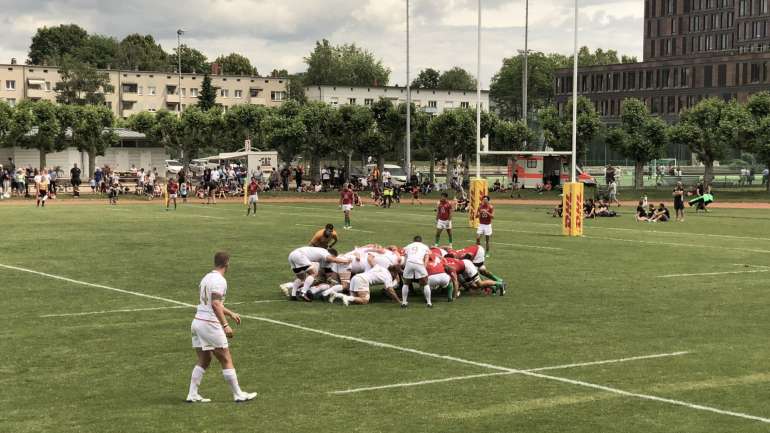 Portugal saiu a ganhar por 20-6 ao intervalo, alcançou uma vantagem de 19 pontos mas permitiu reação germânica em Frankfurt