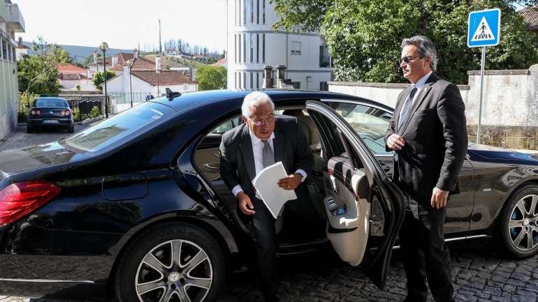António Costa discursou na cerimónia de assinatura de protocolo para a criação do Memorial às Vítimas dos Incêndios de Pedrógão