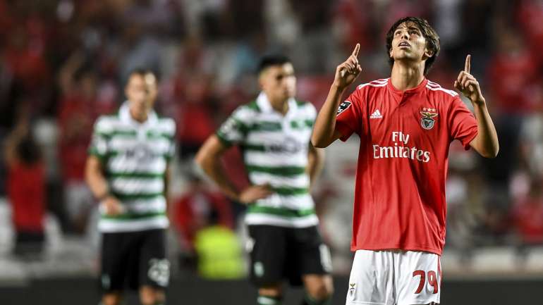 João Félix fez apenas o segundo jogo no Campeonato com o Sporting, entrando e marcando no primeiro dérbi em 15 minutos