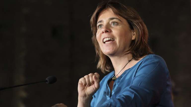 Catarina Martins voltou a referir que existem "muitos cuidados da saúde a que as pessoas não acedem por causa das taxas moderadoras"
