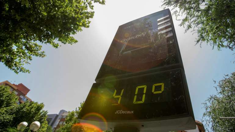 O serviço europeu Copernicus estimou que a temperatura de junho na Europa esteve 3°C acima da média entre 1850 e 1900