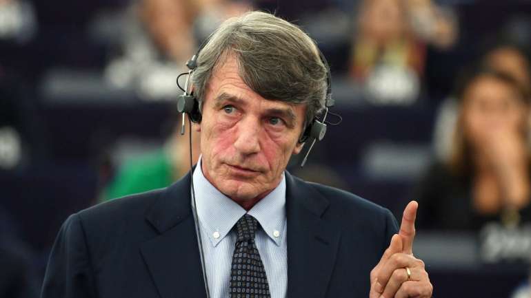 Sassoli deverá presidir à assembleia até janeiro de 2022