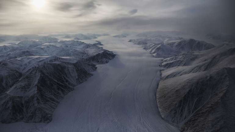 Alert, localizado na região de Qikiqtaaluk, Nunavut, no Canadá, está a menos 900 quilómetros do Pólo Norte