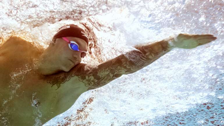 Depois dos sete ouros nos Mundiais de 2017, em Budapeste, Caeleb Dressel ganhou oito medalhas em Gwangju (seis ouros e duas pratas)