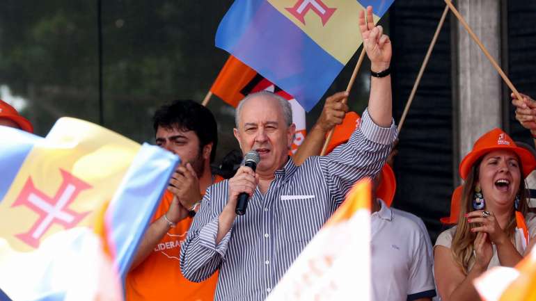 Rui Rio participou na festa do Chão da Lagoa, nas serras da herdade da Fundação Social Democrata, na Madeira