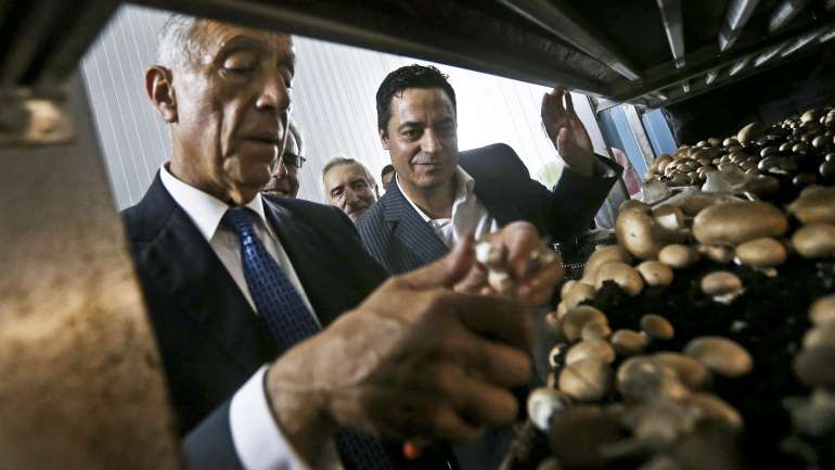 Marcelo Rebelo de Sousa visitou a empresa em 2016, no âmbito segunda edição da iniciativa "Portugal Próximo". Aqui surge ao lado do lider da Sousacamp, Artur Sousa