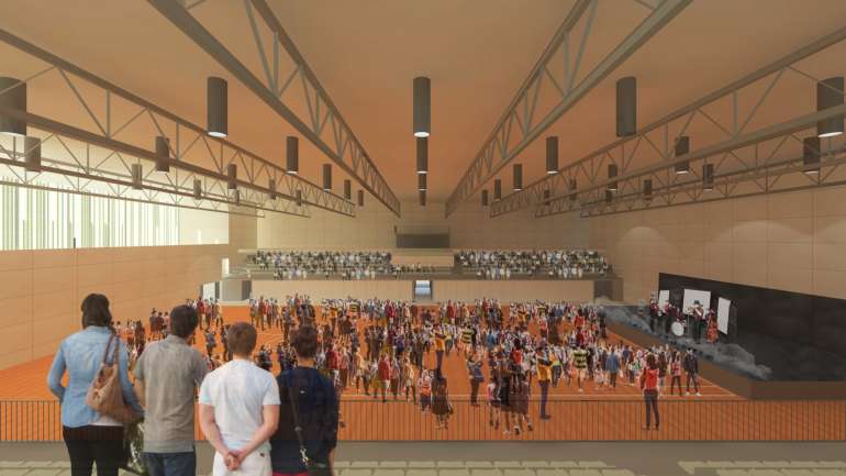 Ainda não há uma data prevista para a inauguração do Pavilhão Multiusos