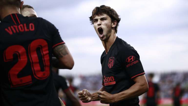O jogador português voltou a ser titular na equipa de Simeone