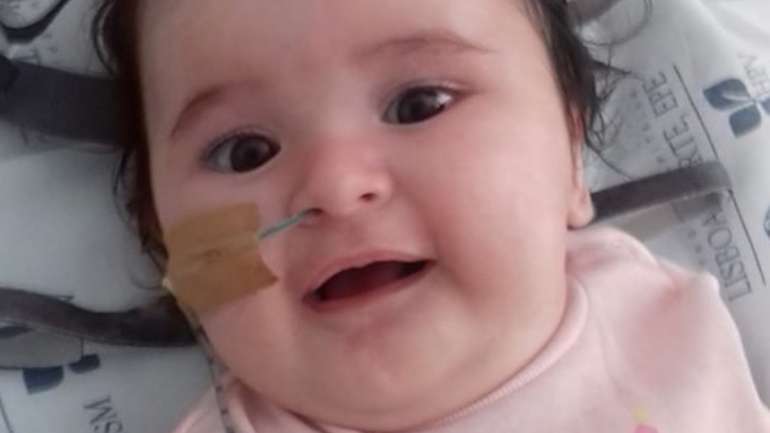 Matilde já recebeu o medicamento que pode travar a evolução da atrofia muscular espinhal