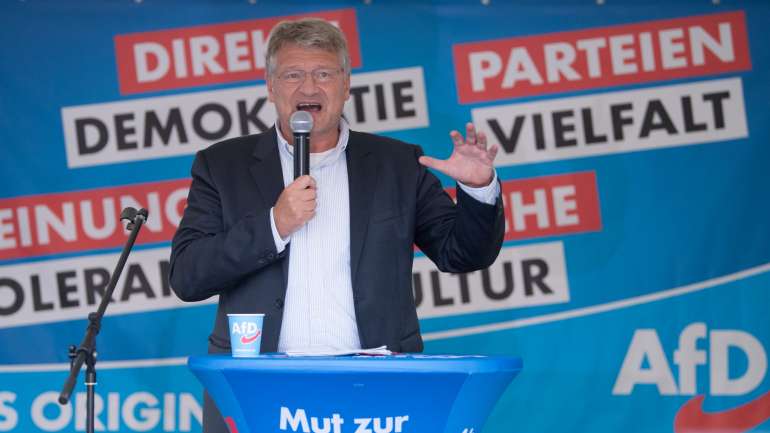 Jörg Meuthen, um dos líderes do AfD
