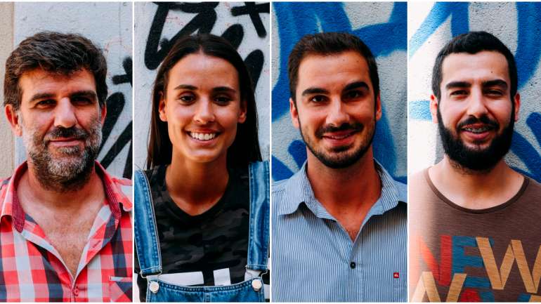 Américo Nave, Alexandra Evaristo, Nuno Bergonse e David Jesus são as caras deste É Um Restaurante.