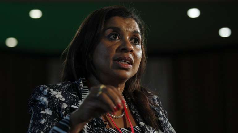Helena Embaló falou aos jornalistas no final da reunião do Conselho Nacional de Crédito