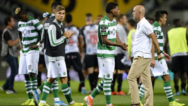 O treinador do Sporting estreou-se com um empate