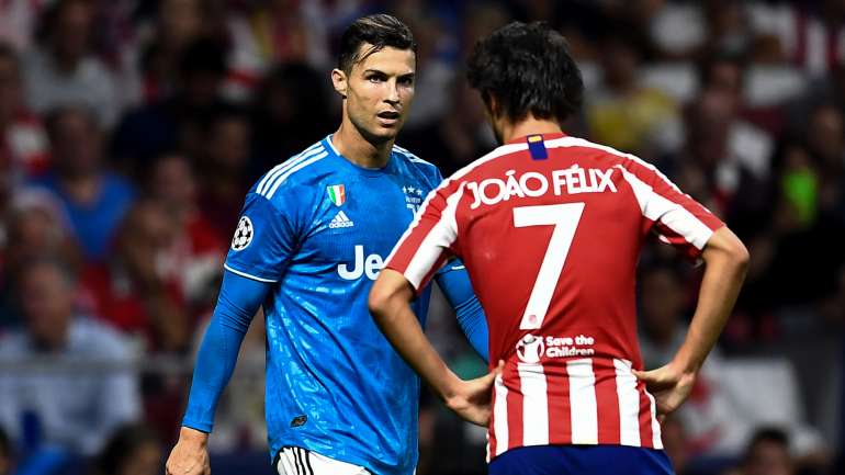 Juventus de Ronaldo teve dois golos de vantagem mas Atl. Madrid ainda conseguiu empatar em cima do minuto 90