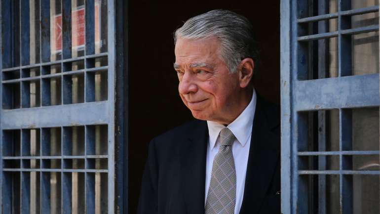 Ricardo Salgado, antigo presidente do BES, à saída do Tribunal Central de Instrução Criminal