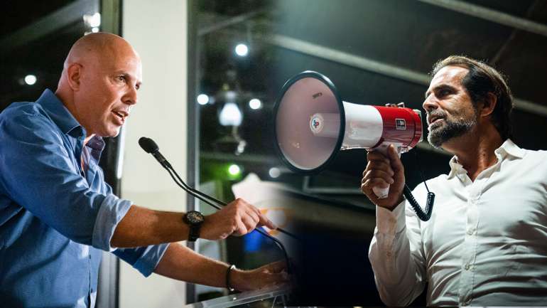 Paulo Cafôfo, do PS, e Miguel Albuquerque, do PSD