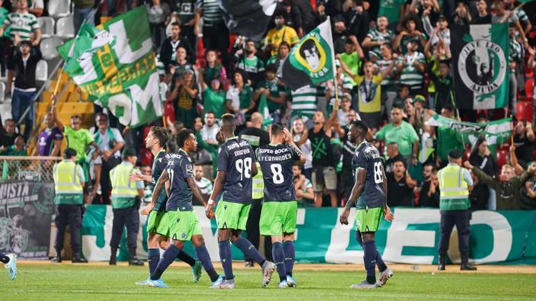 Bruno Fernandes apontou o único golo da vitória do Sporting na Vila das Aves, numa grande penalidade "ganha" por Bolasie