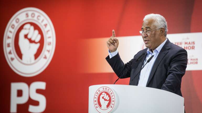 Bloco de Esquerda é o terceiro colocado, com 10%, seguido pelo PCP, com 6%, o CDS, com 5% e o PAN, em último lugar, com 3% dos votos